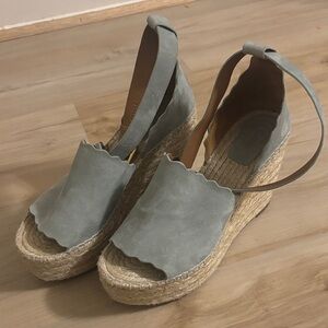 Chloè Suede Wedges